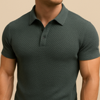 Men Lop-up Hollow Short-sleeved Polo