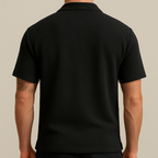 Loose Fit Solid Button-Up Shirt