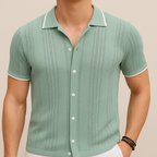 Men’s Casual Breathable Knit Shirt