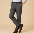 Stretchy Fit Pleated Suit Pants