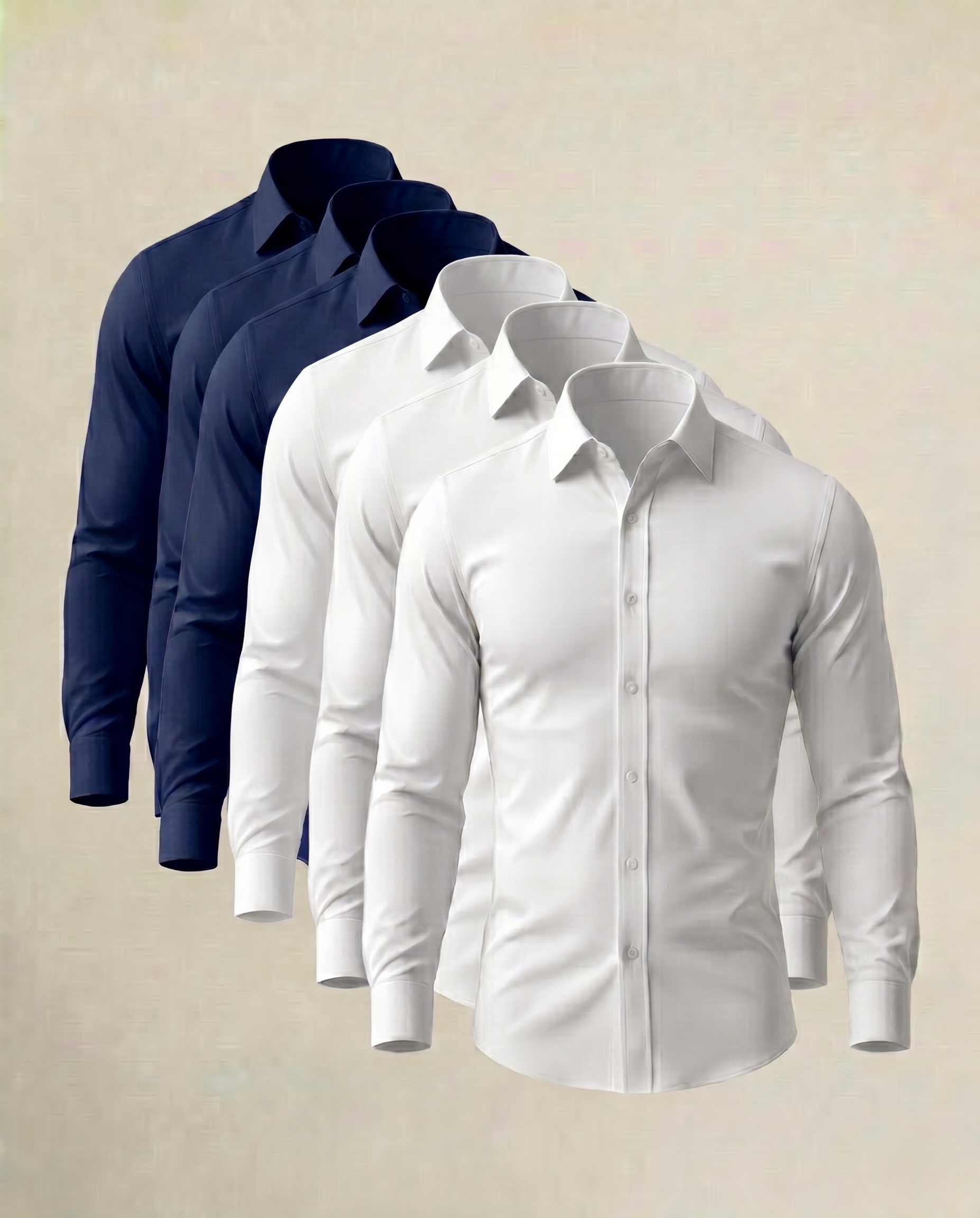 Azzurro Stretch Shirt (6 Pack)
