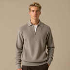 Aspen Knitted Zip-Up Sweater