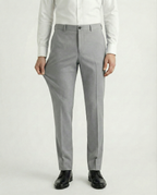 Pantalones de Vestir Elásticos Azzurro