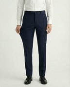 Pantalones de Vestir Elásticos Azzurro